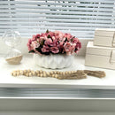 ARRANJO ANDREZA COM HORTÊNSIAS ROSADAS 14AX25L/CM