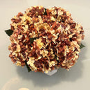 ARRANJO CÍNTIA DE HORTÊNSIAS ENVELHECIDAS E CORAÇÃO 20AX35L/CM