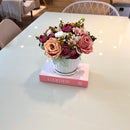 ARRANJO VALENTINA COM PEÔNIAS E CAMÉLIAS24AX25L/CM