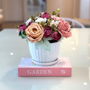 ARRANJO VALENTINA COM PEÔNIAS E CAMÉLIAS24AX25L/CM