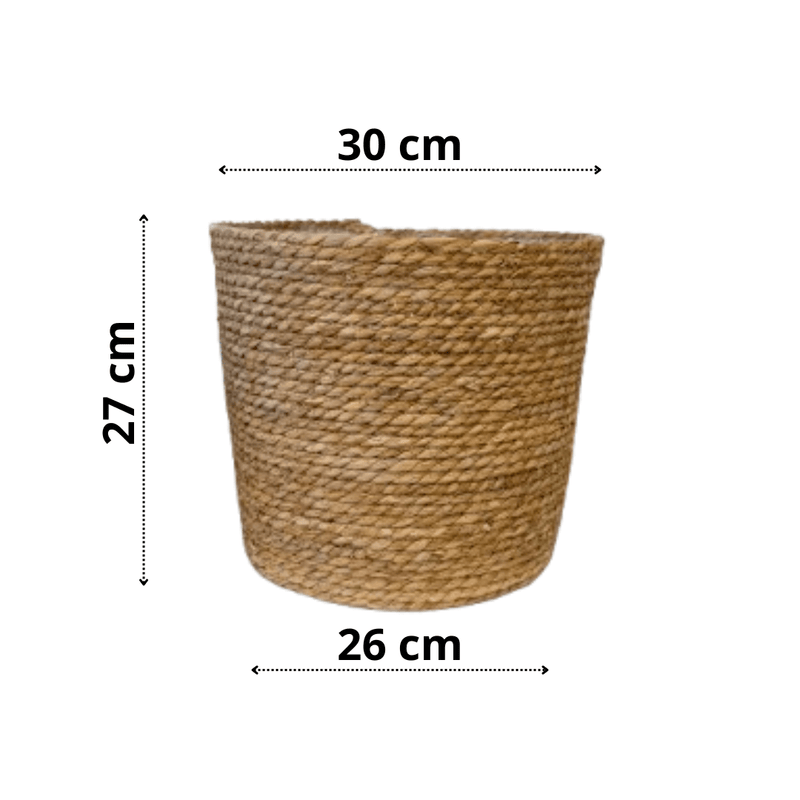 CESTO GG EM PALHA NATURAL 27AX30L/CM