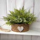 CESTO VIVIAN GG COM SAMAMBAIAS VERDE CLARAS 34AX58L/CM