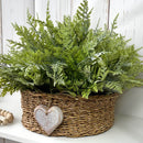 CESTO VIVIAN GG COM SAMAMBAIAS VERDE CLARAS 34AX58L/CM