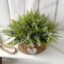 CESTO VIVIAN GG COM SAMAMBAIAS VERDE CLARAS 34AX58L/CM