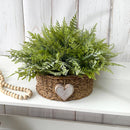 CESTO VIVIAN GG COM SAMAMBAIAS VERDE CLARAS 34AX58L/CM