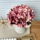 JARRO FARMHOUSE COM HORTÊNSIAS ROSA 23AX20L/CM