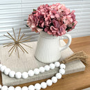 JARRO FARMHOUSE COM HORTÊNSIAS ROSA 23AX20L/CM