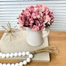 JARRO FARMHOUSE COM HORTÊNSIAS ROSA 23AX20L/CM