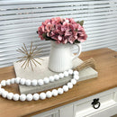 JARRO FARMHOUSE COM HORTÊNSIAS ROSA 23AX20L/CM