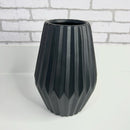 VASO CERÂMICA PRETO FOSCO 20AX13,5L/CM